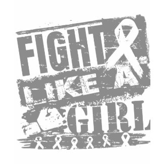 Brain Tumor BurnOut Fight Like a Girl shirt