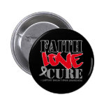 Brain Tumor Faith Love Cure buttons