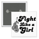 Brain Tumor Fight Like A Girl Motto buttons