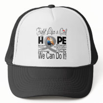 Brain Tumor Fight We Can Do It Hat