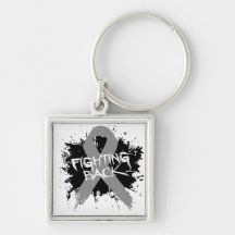 Brain Tumor - Fighting Back Key Chain