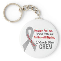 Brain Tumor For Every…..I Proudly Wear Grey 1 Keychain