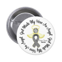 Brain Tumor God Made My Hero An Angel Pin