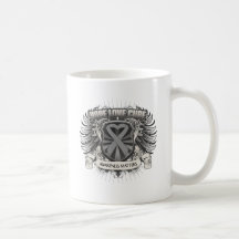 Brain Tumor Hope Love Cure Coffee Mugs