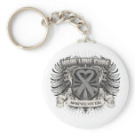 Brain Tumor Hope Love Cure keychains