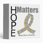 Brain Tumor Hope Matters Jeweled Ribbon Binder