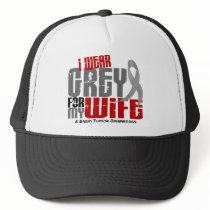 Brain Tumor I Wear Grey For My Wife 6.2 Mesh Hats