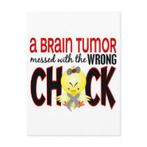 Brain Tumor Messed With The Wrong Chick Postcards