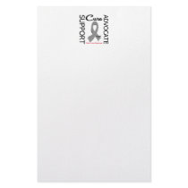 Brain Tumor Support Advocate Cure stationery