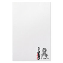 Brain Tumor Survivor 19 Customized Stationery