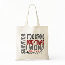Brain Tumor Survivor 4 Canvas Bags