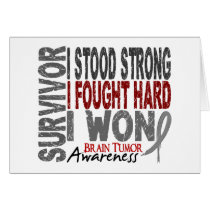 Brain Tumor Survivor 4 Card