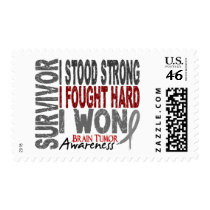 Brain Tumor Survivor 4 Stamps