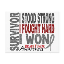 Brain Tumor Survivor 4 Postcard
