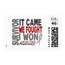 Brain Tumor Survivor It Came We Fought I Won Stamp