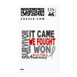 Brain Tumor Survivor It Came We Fought I Won Stamps