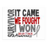 Brain Tumor Survivor It Came We Fought I Won Post Cards