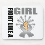 Brain Tumor Victory Fight Like A Girl mousepads