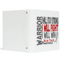 Brain Tumor Warrior binders