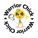 Brain Tumor Warrior Chick t-shirts