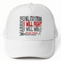 Brain Tumor Warrior Mesh Hats