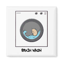 Brain Wash Magnet by bumpybrains Brain Wash Magnet