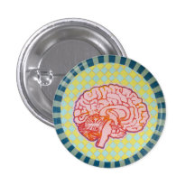 brainiac pinback button