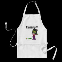 Brains for dinner! aprons