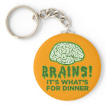 Brains, It's What's For Dinner Key Chain