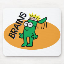Brains Mouse Pads