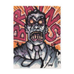 Brains! postcard - Goad