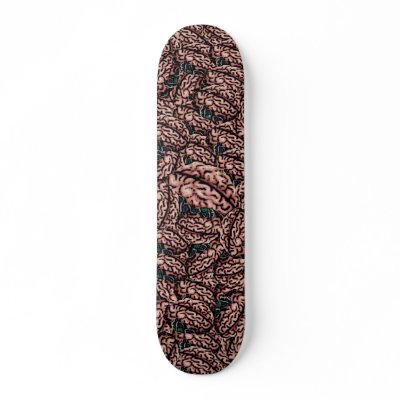 BRAINS! SKATEBOARD DECKS by twistedgem71