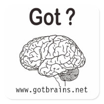 Brains Sticker stickers