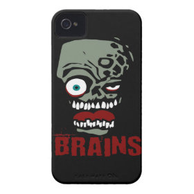 Brains zombie Case-Mate iPhone 4 case
