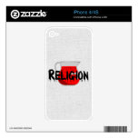 Brainwashing Drink iPhone 4 Skins