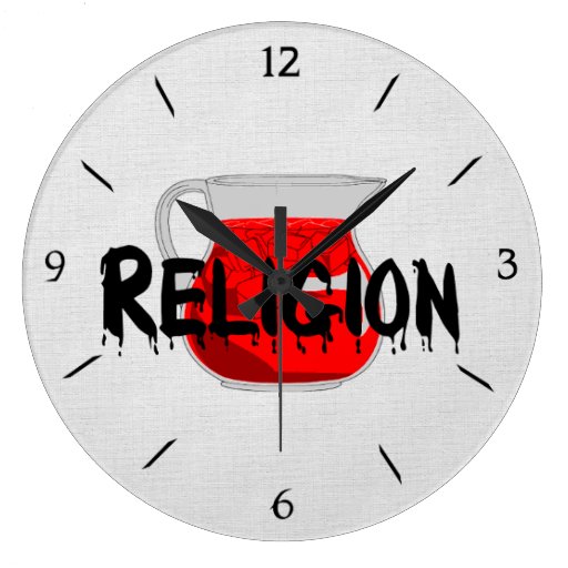 Brainwashing Drink Wall Clock