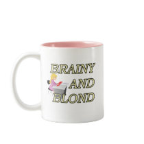 BRAINY AND BLOND SECRETARY MUGS