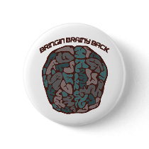 Brainy Geek Buttons