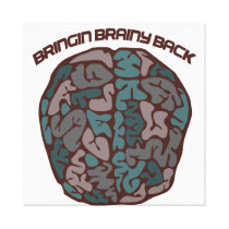 Brainy Geek Canvas Print