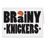 Brainy Knickers K Greeting Cards