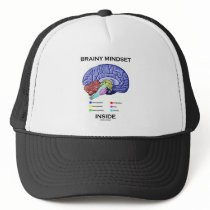 Brainy Mindset Inside (Anatomical Brain) Mesh Hats