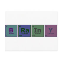 Brainy postcards by SuperBug Brainy postcards