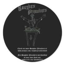 Brainy Preacher Sticker by shinoda2005 Brainy Preacher Sticker