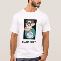 Brainy=sexy t-shirts by simplenana Brainy=sexy t-shirts