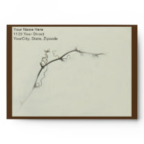Bramble Tendrils in the Fog - Minimalism Envelope