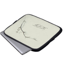 Bramble Tendrils in the Fog - Minimalism Laptop Sleeve