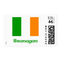 Branagan Irish Flag Postage Stamp