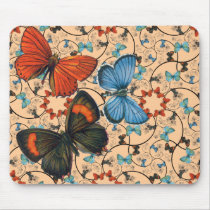 Branch Butterflies Lg Any Color Mouse Pad mousepads