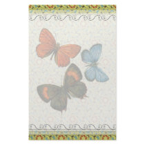 Branch Butterflies Sm Any Color Stationary stationery