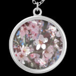Branch of Pink Blossoms Necklace